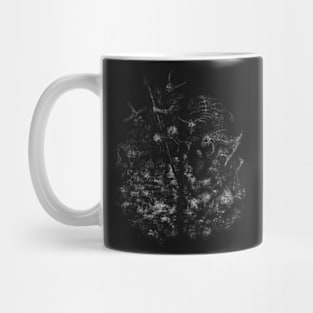 brain, horror illustration Mug